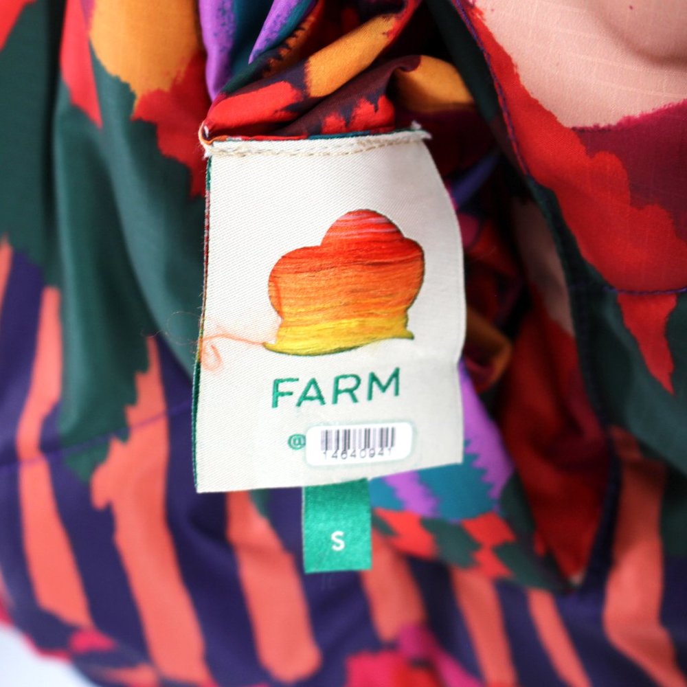 FARM Rio Multicolor Patchwork Puffer Jacket - Picture 8 of 16